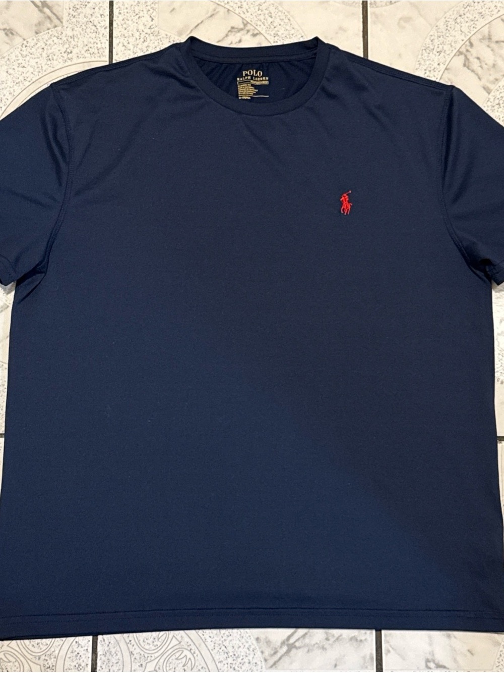 Polo Ralph Lauren Classic Fit Performance Jersey T-Shirt Blue Men’s Size Medium